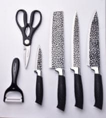 shumee ZÁKLADNÁ KUCHYŇA Sada 4 nožov, 1 nožníc, 1 škrabky