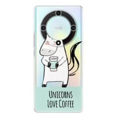 iSaprio Silikónové puzdro - Unicorns Love Coffee pre Honor Magic5 Lite 5G