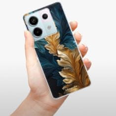 iSaprio Silikónové puzdro - GoldBlue Leaves 02 pre Xiaomi Redmi Note 13 Pro 5G / Poco X6 5G