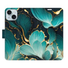 iSaprio Flipové puzdro - Blue Flowers 02 pre Apple iPhone 15 Plus