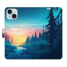 iSaprio Flipové puzdro - Magical Landscape pre Apple iPhone 15