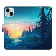 iSaprio Flipové puzdro - Magical Landscape pre Apple iPhone 15 Plus