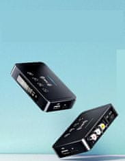 Farrot Adaptér prijímača vysielača M8BT, FM 3 v 1, BT 5.0, pre TV PC Plochý reproduktor auto audio systém doma Čierna