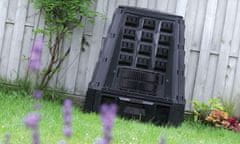 Kaxl Plastový kompostér 850l, čierny EVOGREEN
