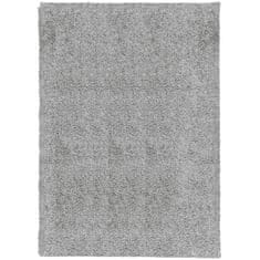 Petromila vidaXL Shaggy koberec PAMPLONA, vysoký vlas, moderný, sivý 200x280 cm