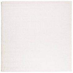 Petromila vidaXL Shaggy koberec PAMPLONA, vysoký vlas, moderný krémový 160x160cm