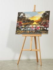 KIK  Maľovanie podľa čísel 50 x 40 cm - Bicykle
