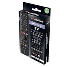 Meliconi Diaľkový ovládač , 808047, TLC EVO 9, náhradný, pre TV Hisense, plná klávesnica, 2 x AAA