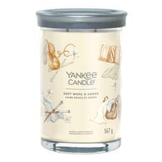 Yankee Candle Sviečka v sklenenom valci , Jemná vlna a ambra, 567 g