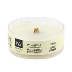 Woodwick Drobná sviečka , Čistá bielizeň, 31 g