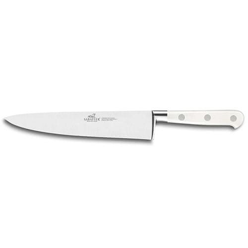 Kuchynský nôž Lion Sabatier, 800483 Idéal Toque, Chef nôž, čepeľ 20 cm z nerezovej ocele, POM rukoväť, plne kovaný, nerez nity