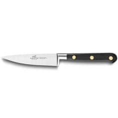Kuchynský nôž Lion Sabatier, 711080 Idéal Laiton, nôž na odrezky, čepeľ 10 cm z nerezovej ocele, POM rukoväť, plne kovaný, mosadzné nity