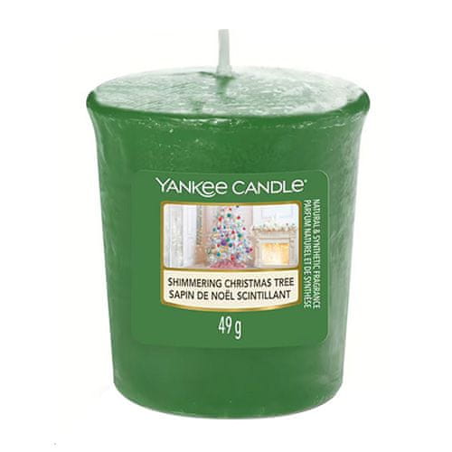 Yankee Candle Sviečka , Rozžiarený vianočný stromček, 49 g