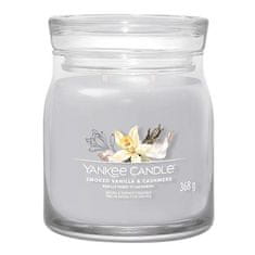 Yankee Candle Sviečka v sklenenej dóze , Dymová vanilka a kašmír, 368 g