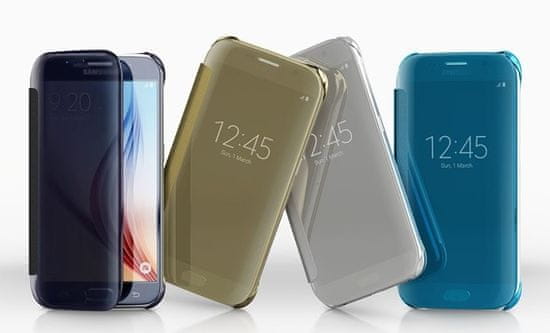 Clear Pouzdro Clear View Samsung Galaxy M21 Modré