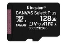 Kingston mikro karta 128GB Canvas Select Plus A1 CL10 SDCS2/128GB bez adapteru