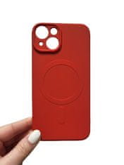 Protect Pouzdro Protect MagSilicone Case iPhone 14 Červené