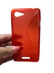 Callme Pouzdro S-Line Case pro SAMSUNG GALAXY S5 MINI/G800 Červené silikonové pouzdro