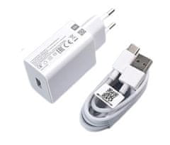 MDY-11-EP 3A 22,5W USB Cestovní Nabíječka + Type C Kabel White (Bulk)