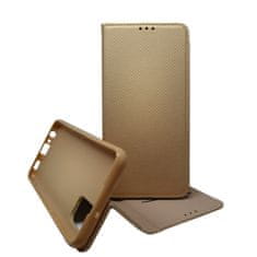 Telone Pouzdro Smart Case Book pro Samsung Galaxy A02S A025G Zlaté