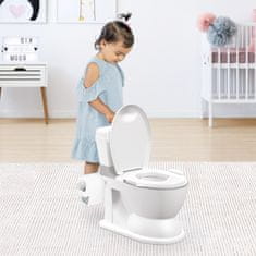Dětská toaleta XL 2v1 sivá