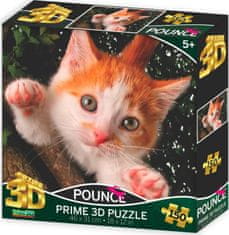 Prime 3D Puzzle Skákajúca mačka: Jennifer 3D 150 dielikov