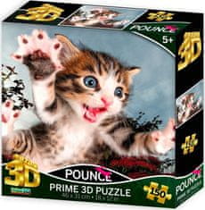 Prime 3D Puzzle Skákajúca mačka: Chicken 3D 150 dielikov