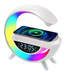 TopKing Inteligentná RGB LED lampa s nabíjačkou QI Bluetooth reproduktorov