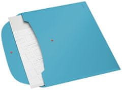 LEITZ Dosky na dokumenty "Cosy", matne modrá, A4, PP, s cvokom, 2 vrecká, 47090061