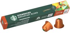 Starbucks Breakfast Blend by NESPRESSO Medium Roast Kávové kapsule, 10 kapsúl v balení, 56g