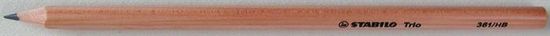 Stabilo Grafitová ceruzka "Delta", prírodná, HB, trojhranná, HU361/2B