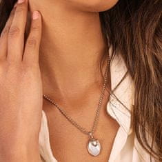 Hot Diamonds Pôvabný strieborný bicolor náhrdelník s diamantom Memories DP881 (retiazka, prívesok)