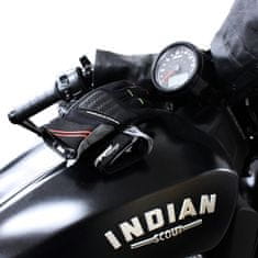 Cappa Racing Rukavice moto MIAMI textilné krátke čierne 3XL