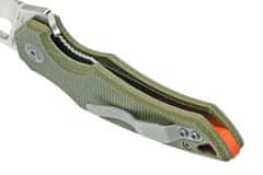 Fox Knives FE-027 MOD EDGE ATRAX vreckový nôž 8 cm, zelená, micarta