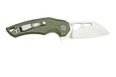 Fox Knives FE-027 MOD EDGE ATRAX vreckový nôž 8 cm, zelená, micarta
