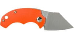 Fox Knives FX-519 O BB DRAGO "PIEMONTES" vreckový nôž 4,5 cm, oranžová, FRN, kožené puzdro