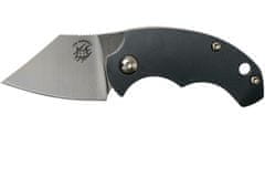 Fox Knives FX-519 GR BB DRAGO "PIEMONTES" vreckový nôž 4,5 cm, sivá, FRN, kožené puzdro