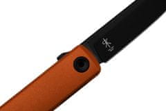 Fox Knives FX-543 ALO CHNOPS vreckový nôž 7,5 cm, čierna, oranžová, hliník