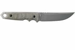 Fox Knives FX-634 MOD RYU taktický nôž 13 cm, Stonewash, zelená, Micarta, puzdro Kydex