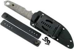 Fox Knives FX-634 MOD RYU taktický nôž 13 cm, Stonewash, zelená, Micarta, puzdro Kydex