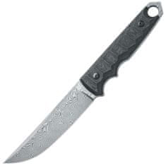 Fox Knives FX-634 DCFB RYU taktický nôž 13 cm, damašek, Camo uhlíkové vlákno, kožené puzdro