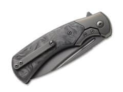 Fox Knives FX-F2017 R 40° ANNIVERSARY KNIFE vreckový nôž 8,5 cm, celočierna, uhlíkové vlákno