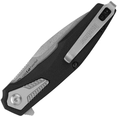 Kershaw K-1390 TREMOLO vreckový nôž s asistenciou 7,9 cm, Stonewash, čierna, GFN, oceľ