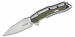 Kershaw K-1369 SALVAGE vreckový nôž s asistenciou 7,4 cm, Stonewash, zelená, oceľ, GFN
