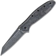 Kershaw K-1660RBW LEEK - RANDOM BLACKWASH vreckový nôž 7,6 cm, celooceľový