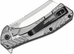 Kershaw K-3445 STATIC vreckový nôž 7,4 cm, sivá, celooceľový