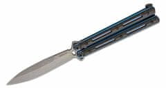 Kershaw K-5150CF LUCHA - CARBON FIBER vreckový nôž - motýlik 11,7 cm, Stonewash, uhlíkové vlákno