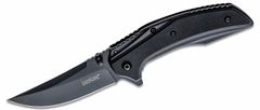 Kershaw K-8320BLK OUTRIGHT BLACK vreckový nôž s asistenciou 7,6 cm, celočierna, G10, oceľ