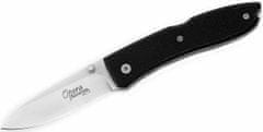 LionSteel 8800 BK Folding knife with D2 blade, Black G10 with clip