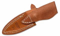 LionSteel B35 ST Fixed Blade SLEIPNER satin Santos wood handle, leather sheath